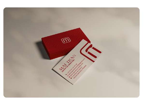 visual identity business card
